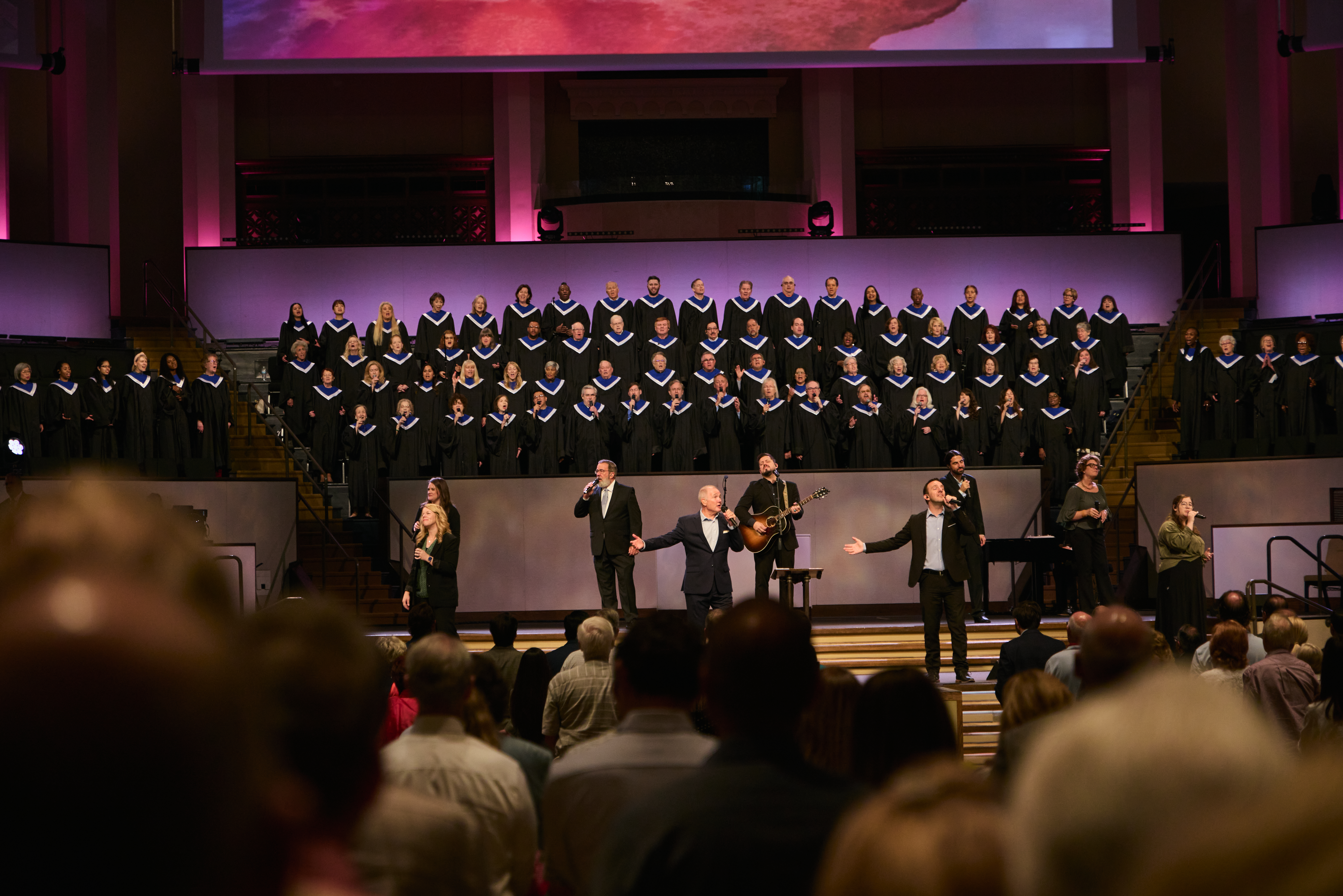 Kids sitting in a row