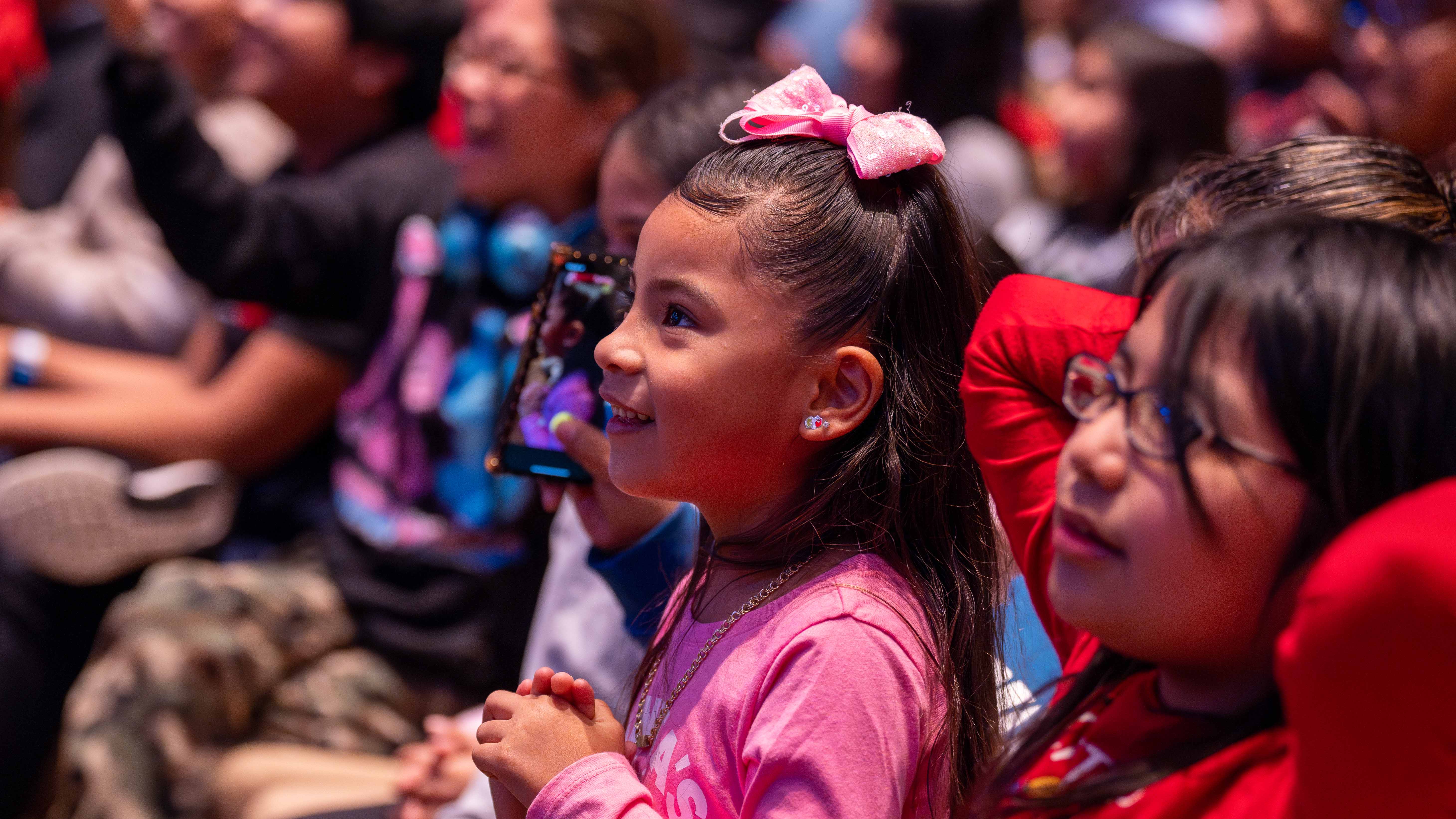 Group of people packing food