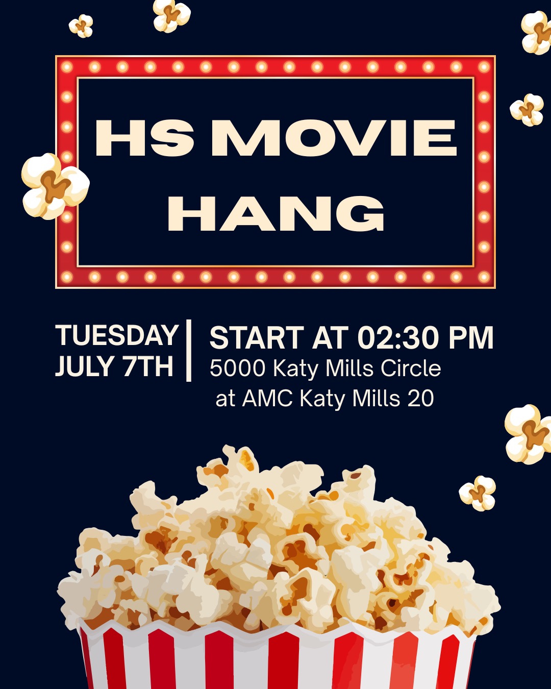 West- High School Movie Event