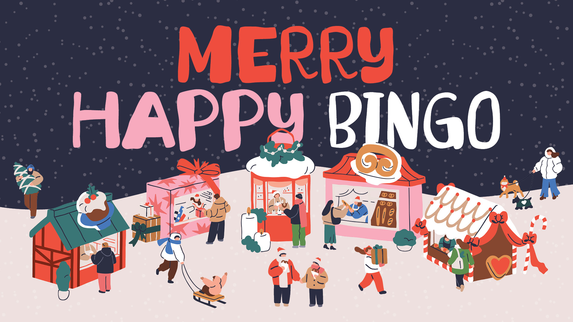 Merry Happy Bingo! - Woodway