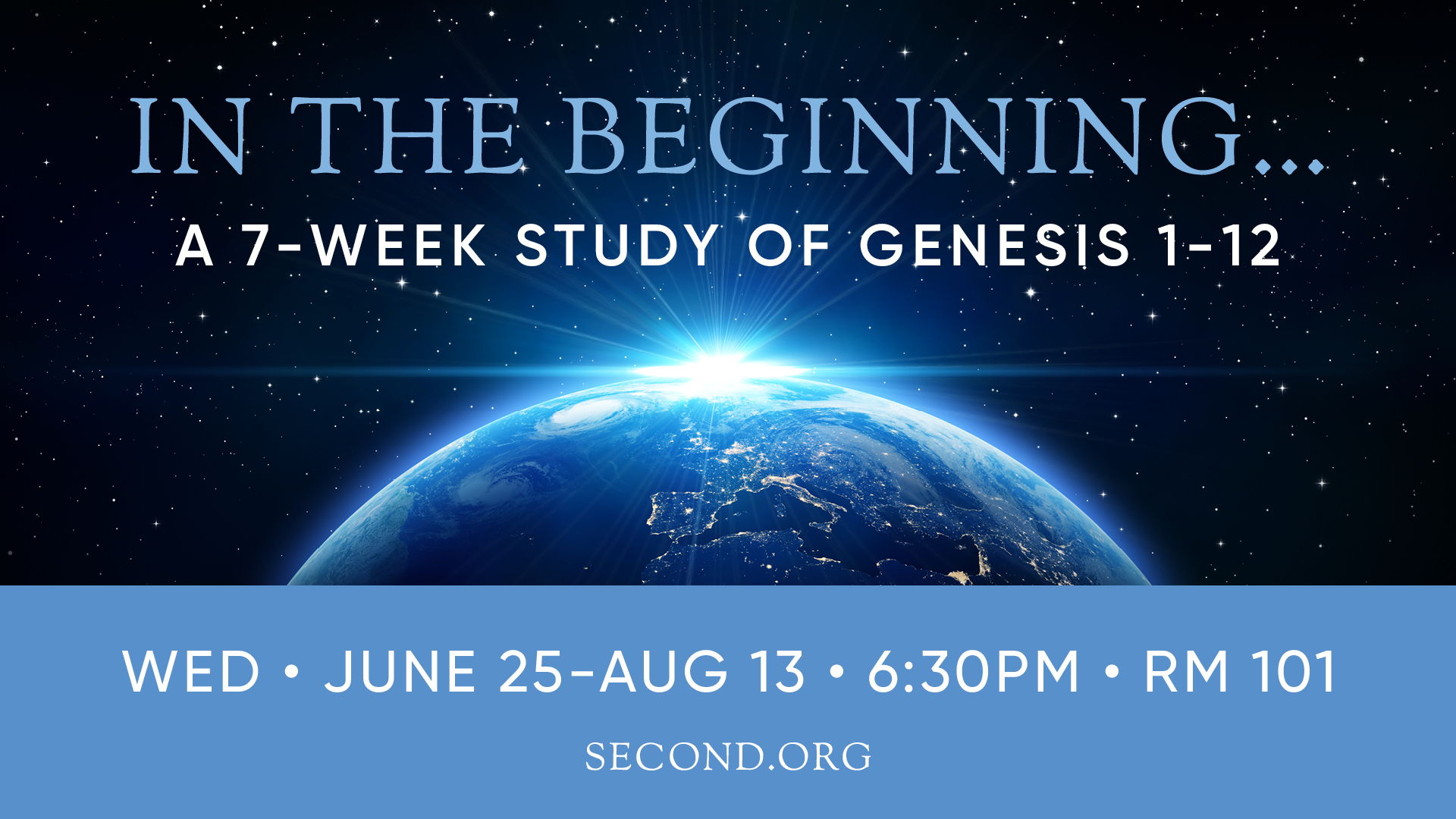 In the Beginning: A 7 Week Study of Genesis (1-12)-South